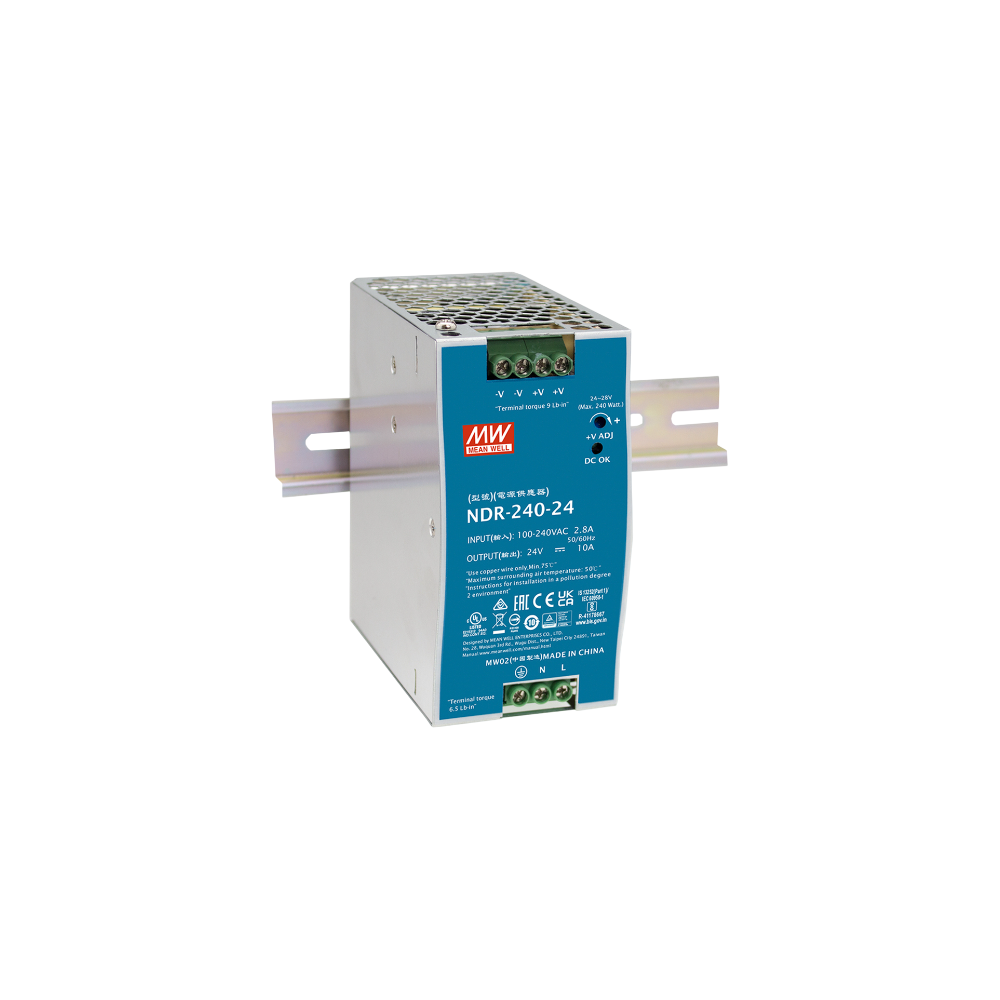 MEANWELL POWER SUPPLY NDR-240-24