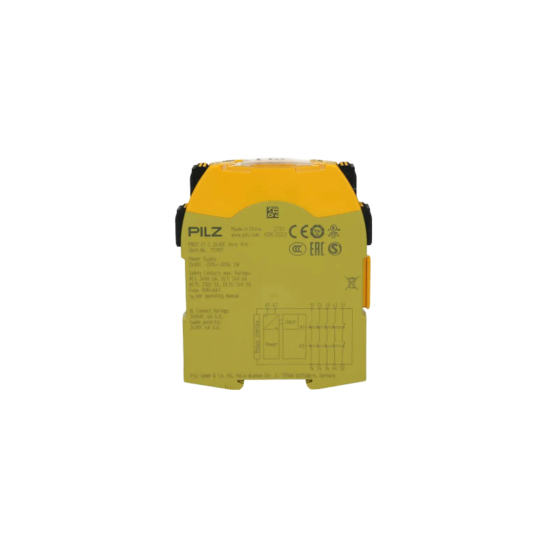 PILZ SAFETY RELAY PNOZ s7 C 24VDC 4 n/o 1 n/c